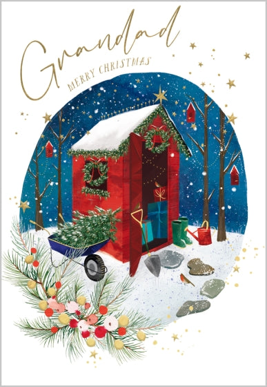 Abacus Grandad Christmas Card**
