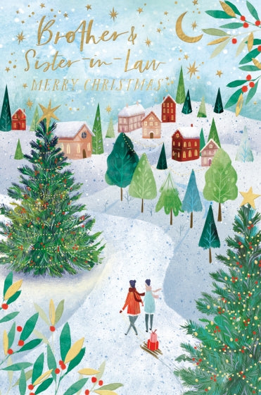 Abacus Brother & Sister in Law Christmas Card**