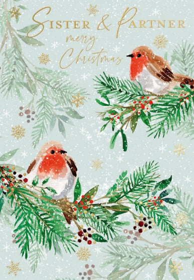 Abacus Sister & Partner Christmas Card**