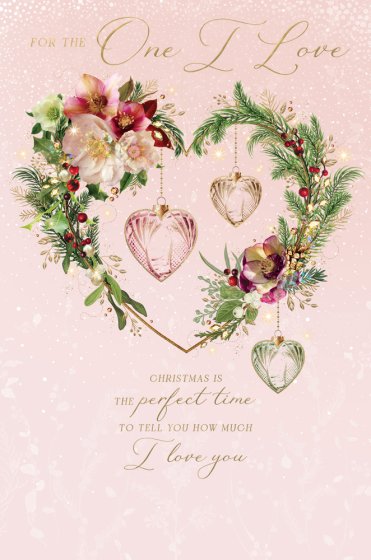 Abacus One I Love Christmas Card**