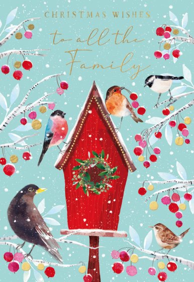 Abacus To All the Family Christmas Card**