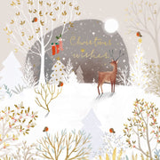 Abacus Animals in Festive Woodland Box of 27 Christmas Cards**