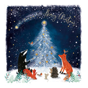 Abacus Animals in Festive Woodland Box of 27 Christmas Cards**