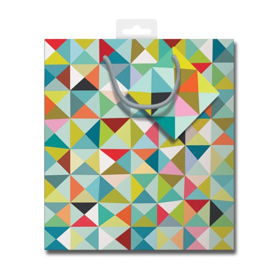 Geometric Medium Gift Bag