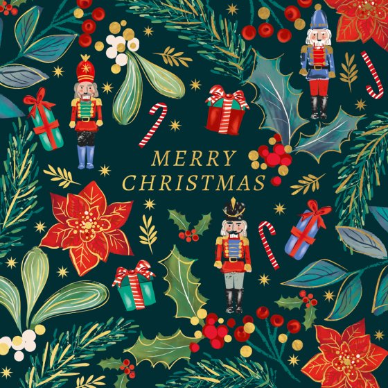 Abacus Pack of 5 Charity Christmas Card**