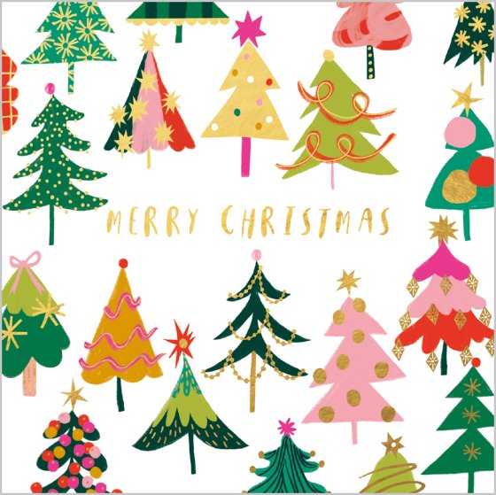Abacus Pack of 5 Charity Christmas Card**