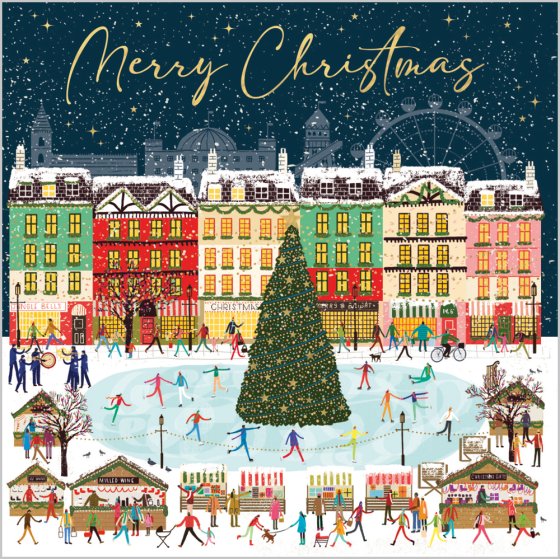 Abacus Pack of 5 Charity Christmas Card**