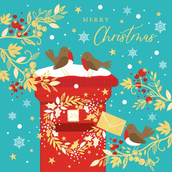 Abacus Pack of 5 Charity Christmas Card**