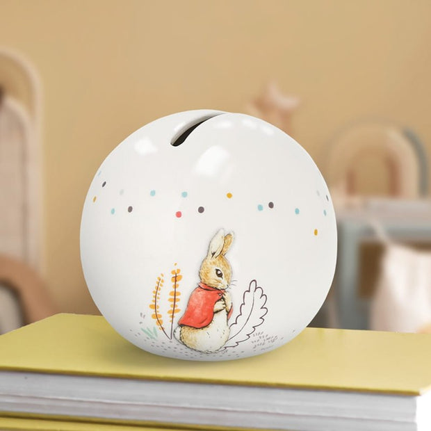 Enesco Beatrix Potter Peter Rabbit Flopsy Bunny Sphere Money Bank