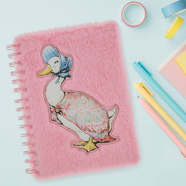 Peter Rabbit Jemima Puddle-duck Plush Notebook