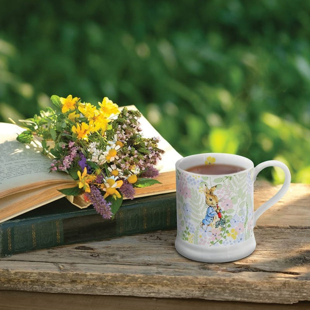 Enesco Beatrix Potter Peter Rabbit with radish English Garden Mug