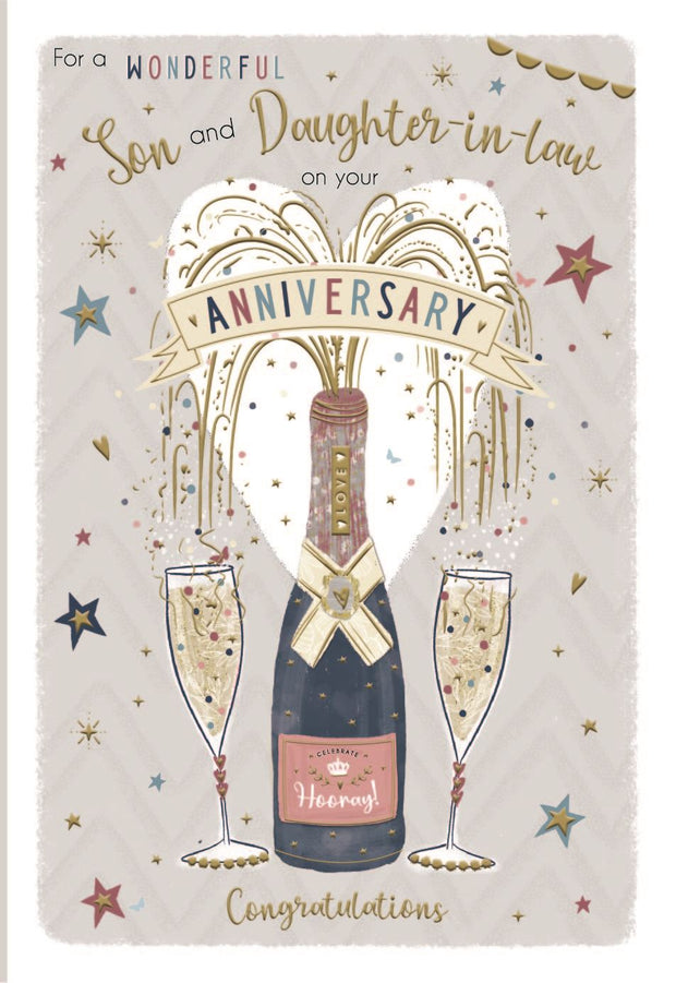ICG Son & Daughter-in-Law Anniversary Card