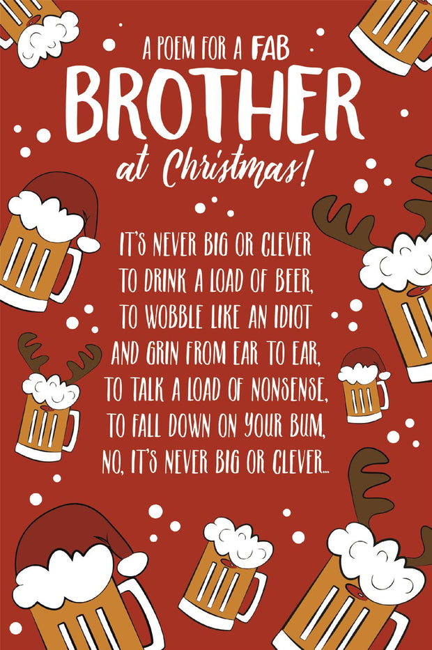 Emotional Rescue Brother Christmas Card**