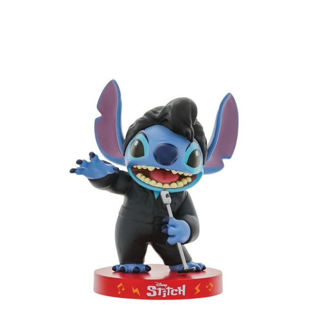 Enesco Grand Jester Studios Black Leather Elvis Stitch