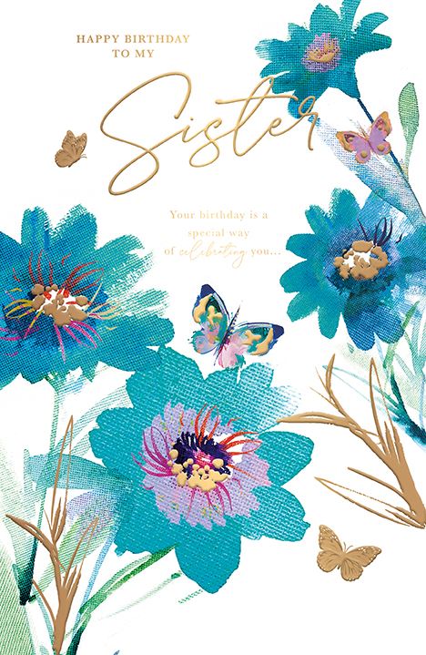 Words N Wishes Sister Birthday Card*
