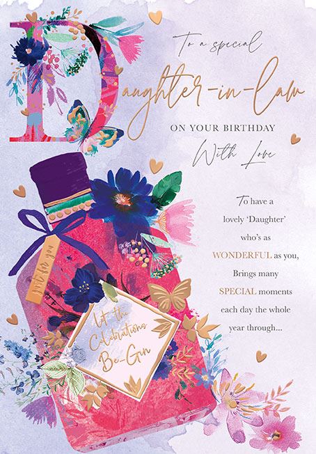 Words N Wishes Daughter-in-Law Birthday Card*