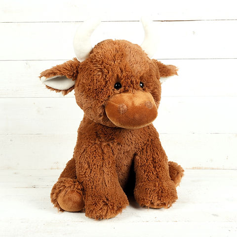 Jomanda Large Brown Highland Coo -30cm