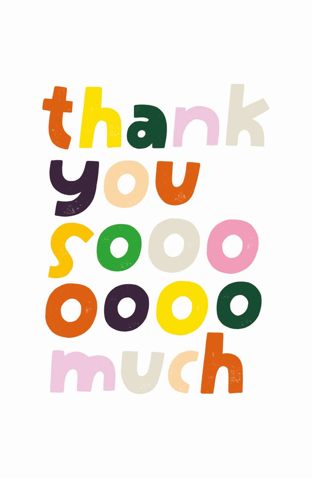 Words N Wishes Thank You Card