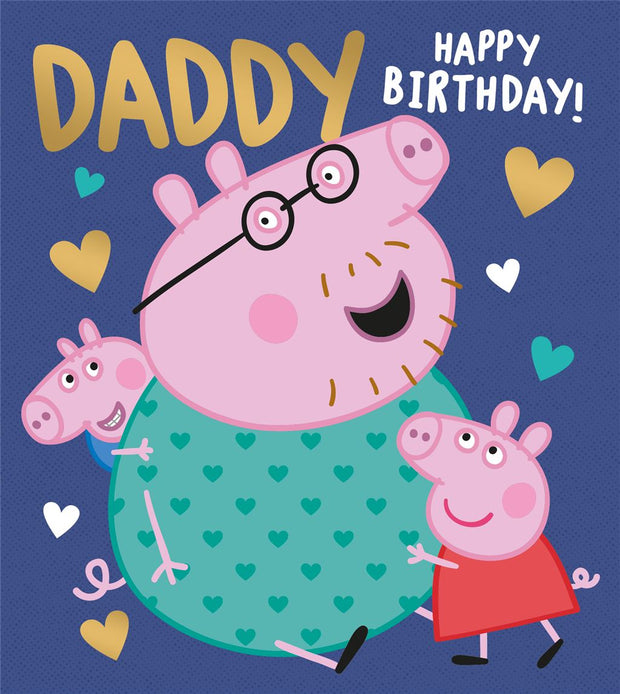 Peppa Pig Daddy Birthday Card*