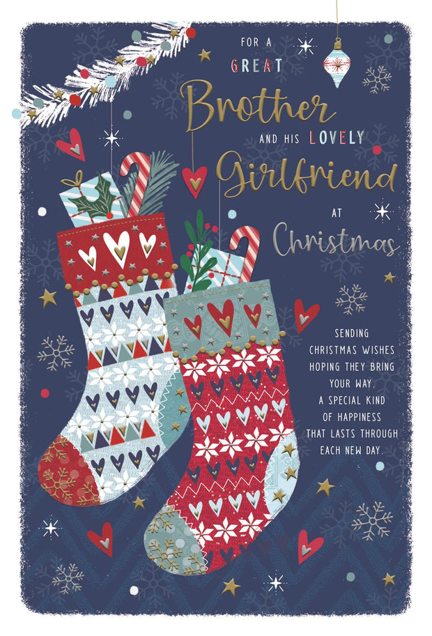 ICG Brother & Girlfriend Christmas Card