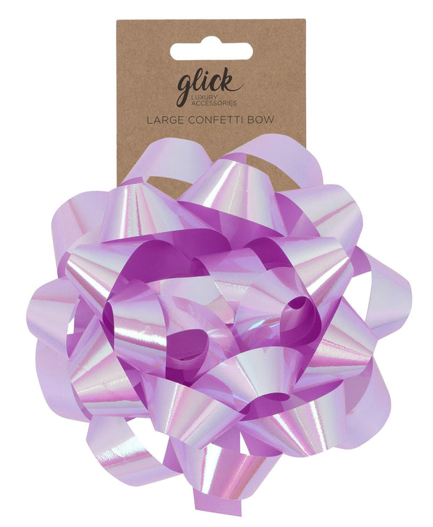 Glick Baby Pink Large Confetti Bow*