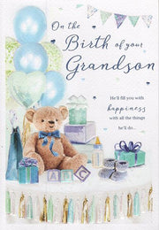 ICG Birth of your Baby Grandson Card*