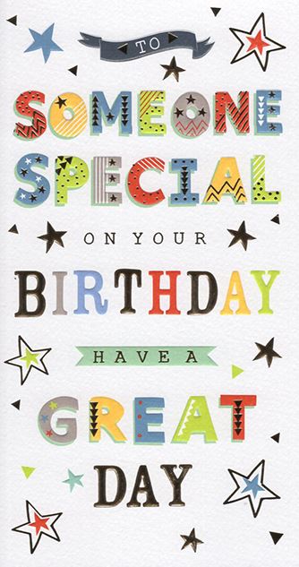 ICG Someone Special Birthday Card*