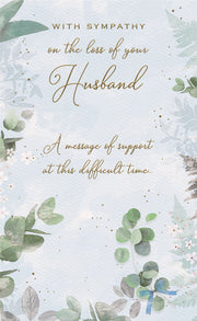 ICG Sympathy Loss of Husband Card*