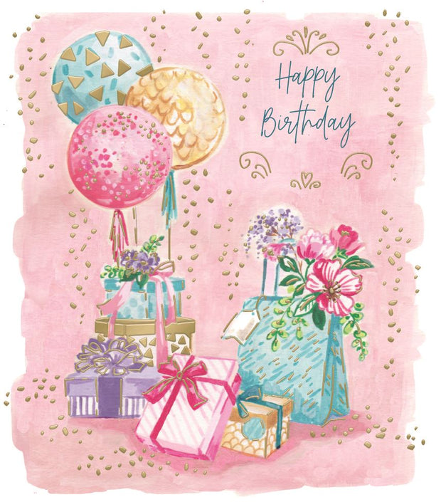 ICG Balloons & Presents Birthday Card*