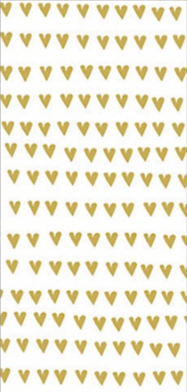 Hallmark Pink with Gold Hearts Tissue 3 Sheets*