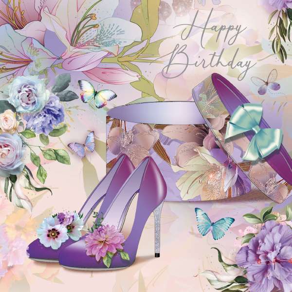 Noel Tatt Shoes Birthday Card*