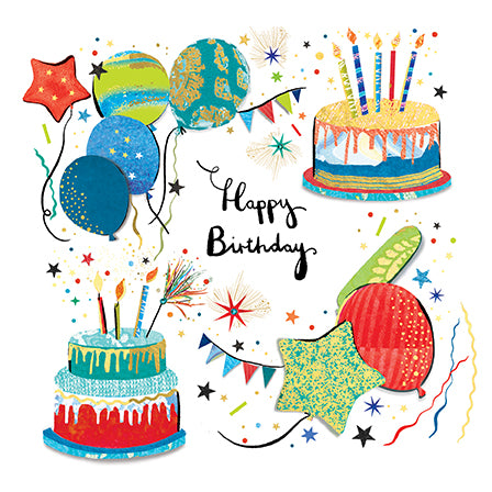 Paper Rose Birthday Card*