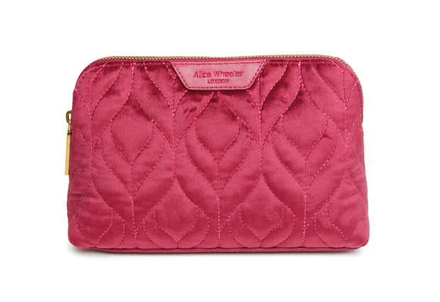 Alice Wheeler Fig Velvet Make Up Bag