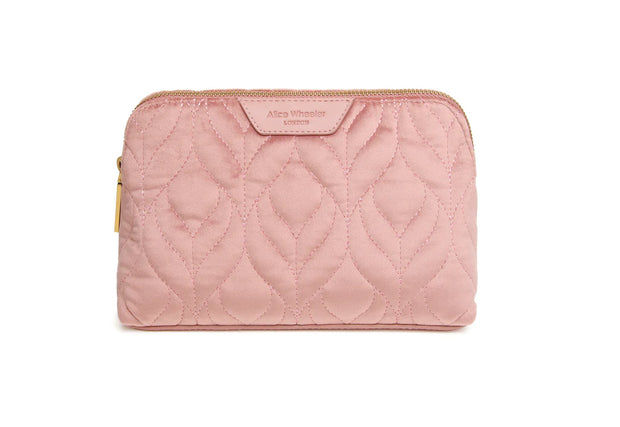 Alice Wheeler Pink Velvet Make Up Bag