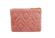 Alice Wheeler Pink Velvet Pouch**