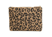 Alice Wheeler Dark Leopard Print Pouch**