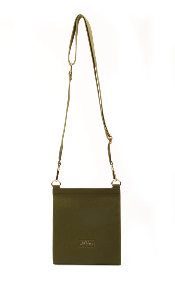 Alice Wheeler Olive Bloomsbury Cross Body Bag**