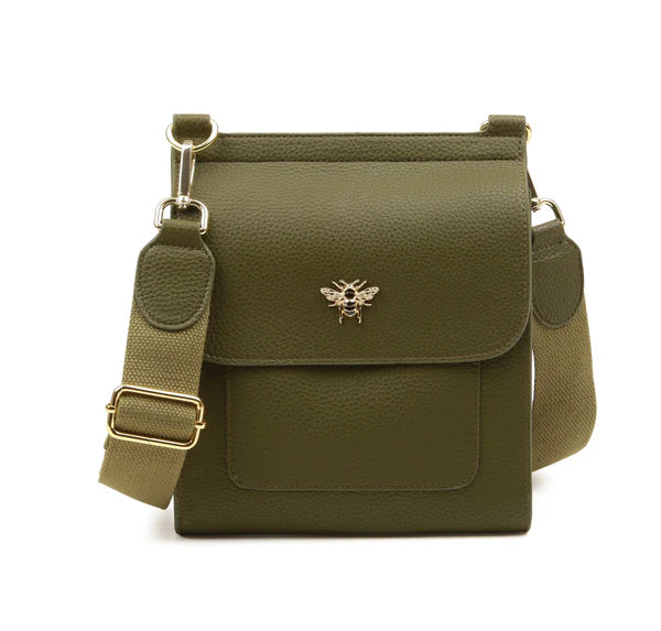 Alice Wheeler Olive Bloomsbury Cross Body Bag**