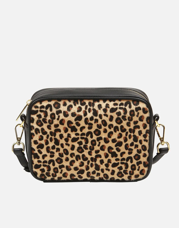 Alice Wheeler Leopard Print Cross Body Bag