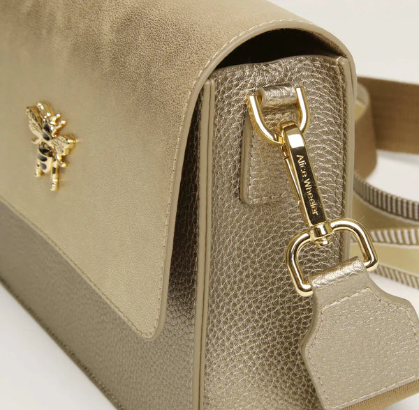 Alice Wheeler Bronze Highbury Crossbody Bag**