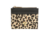 Alice Wheeler Leopard Barbican Card/Coin Purse**