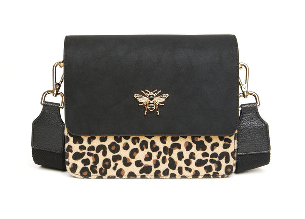 Alice Wheeler Leopard Highbury Cross Body Bag