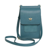 Alice Wheeler Teal Mini Bloomsbury Handbag