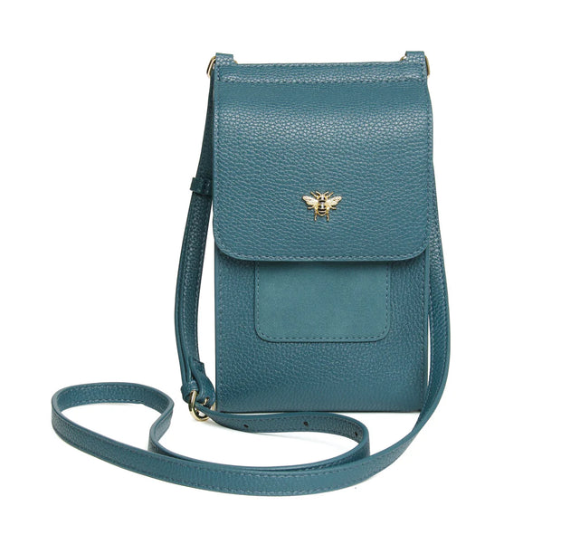 Alice Wheeler Teal Mini Bloomsbury Handbag