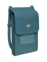 Alice Wheeler Teal Mini Bloomsbury Handbag