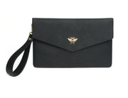 Alice Wheeler Black Chelsea Clutch Handbag