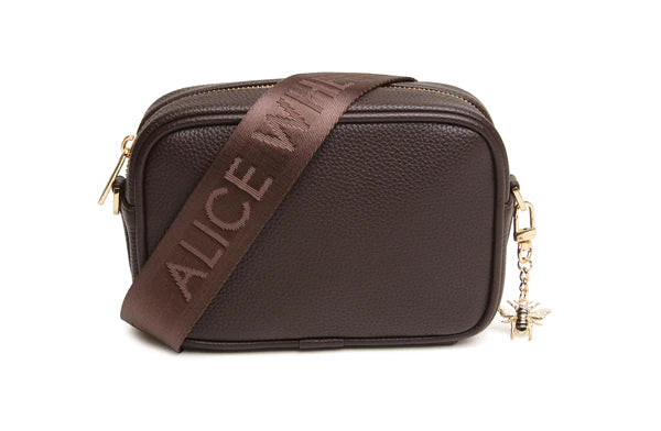 Alice Wheeler Chocolate Mini Soho Cross Body Bag