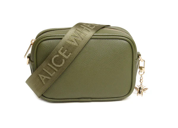 Alice Wheeler Olive Mini Soho Cross Body Bag