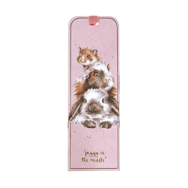 Wrendale 'Piggy in the Middle' Guinea Pig Bookmark