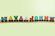 Ryan Town Coloured Wooden Alphabet Figures